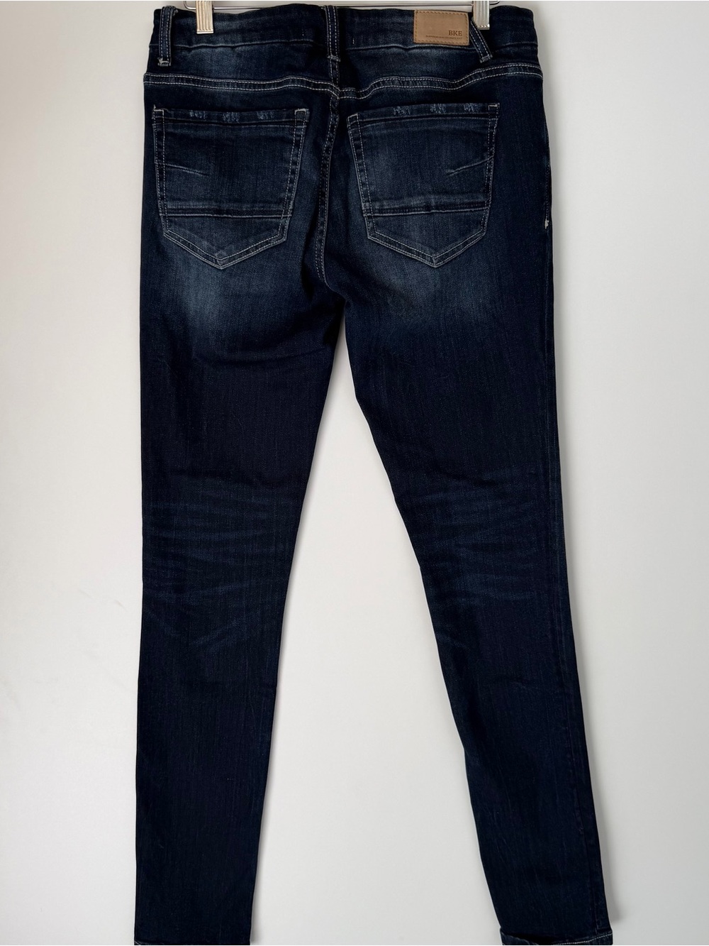 BKE Women's Stella Slim Fit Low Rise Skinny Dark Indigo Jeans - Picture 4 of 9